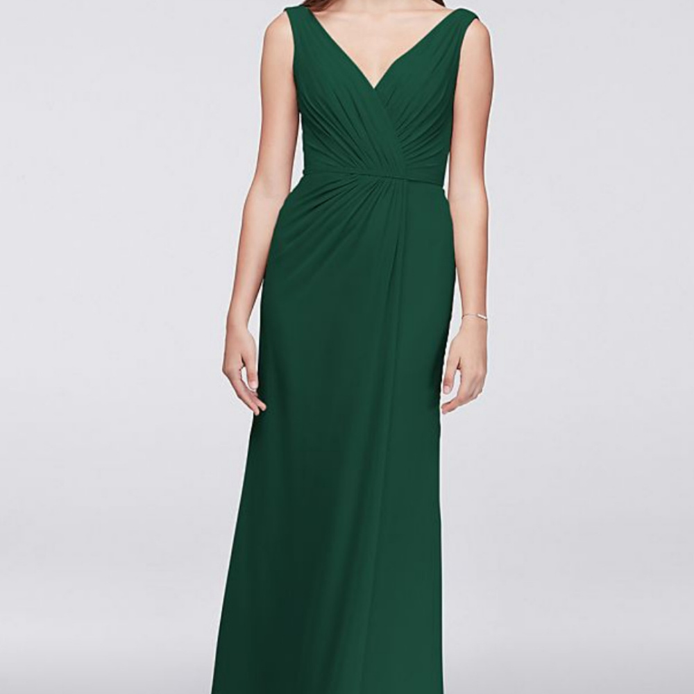 David’s bridal bridesmaid juniper dress
